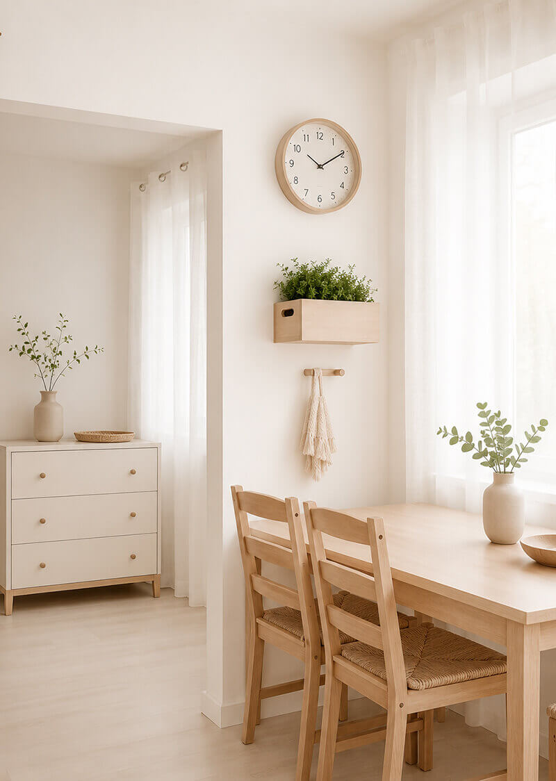 Dining nook styled with our furniture
