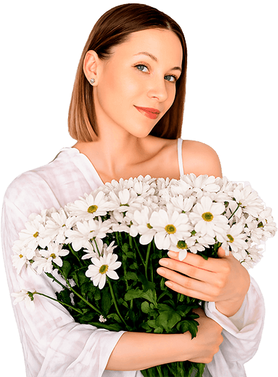 Fresh flower bouquets promotion